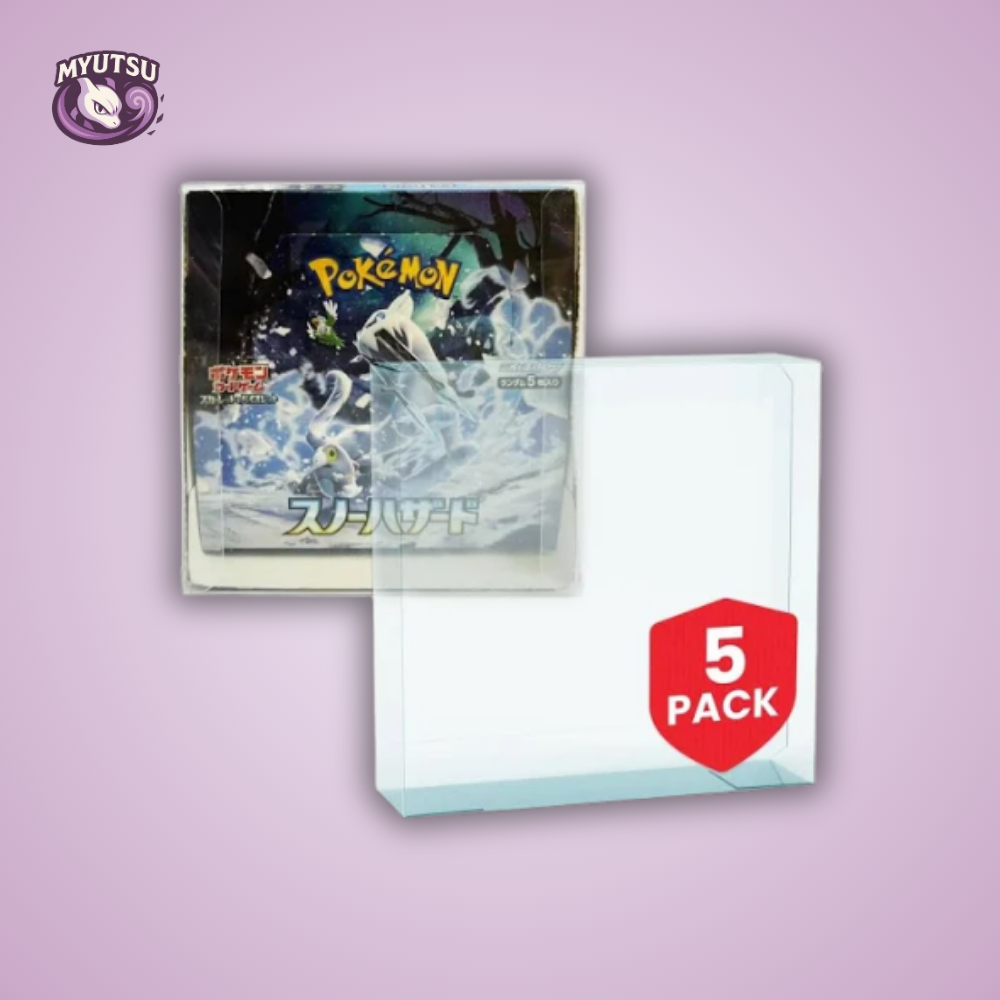 EVORETRO - PET Protector Pour Display Japonaise - Lot de 5