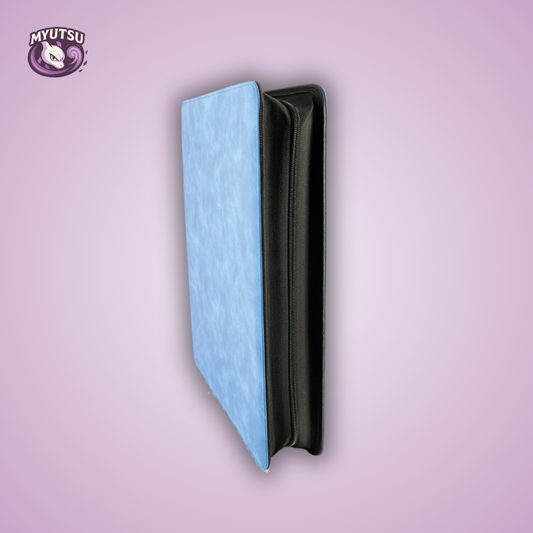 Phoenix Shield Portfolio - POUR TOPLOADERS - ALBUM DELUXE ZIP - BLEU - 20 pages de 9 cases (360 cartes recto-verso) - POUR TOPLOADERS