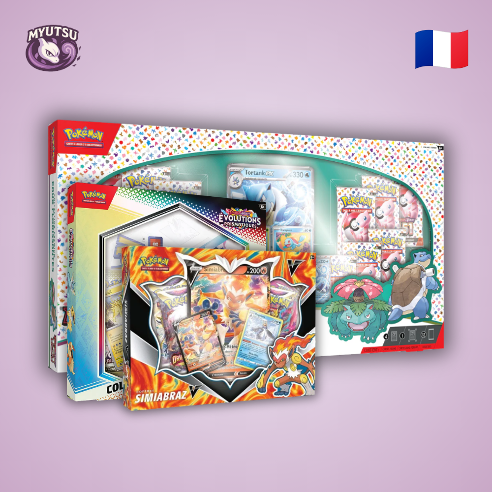 Coffrets et Pokébox Pokémon françaises