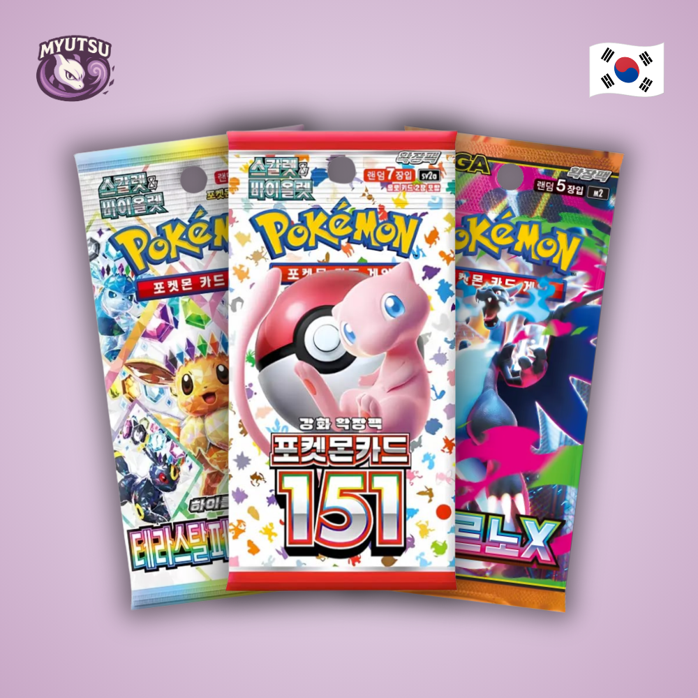 Boosters Pokémon coréens officiels