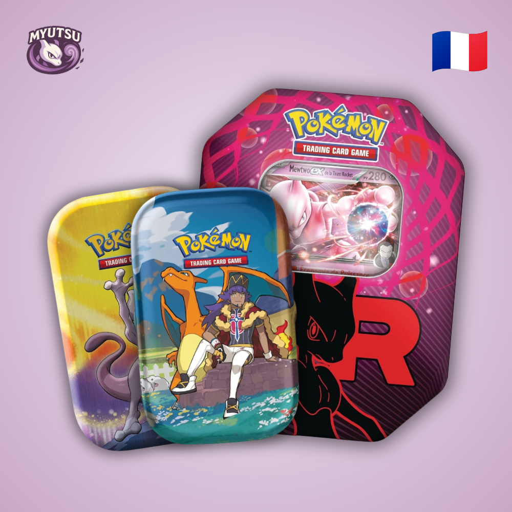 Mini Tin et Tin Cube Pokémon françaises